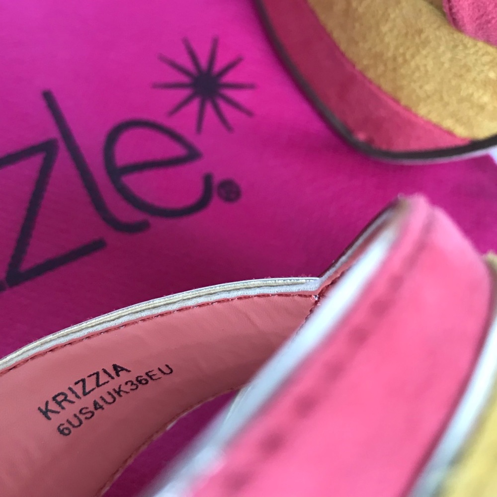 Pink and mustard yellow stilett… - Picture 5 of 7